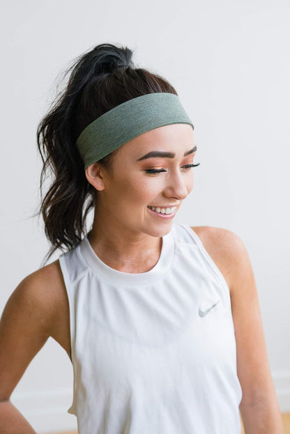 2" Wide Workout Headbands for Women (2 Pack) – Non-Slip Sweatbands for Gym, Running & Yoga