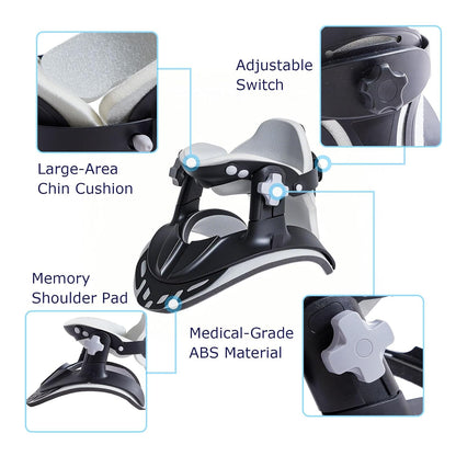 Neck Stretcher Cervical Traction, Neck Braces for Neck Pain and Support, Adjustable Cervical Traction Devices for Home Use, Neck Decompression Device and Revive Cervical Spine