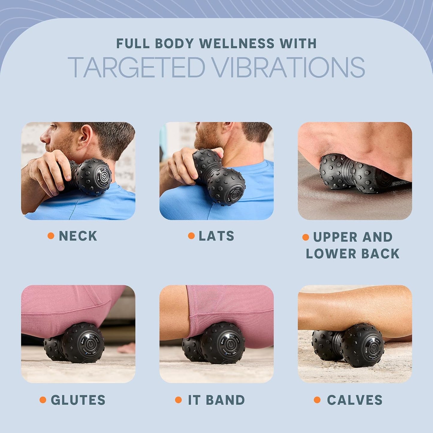 Velocity Vibrating Peanut Massage Ball with 4-Speed Vibration Modes