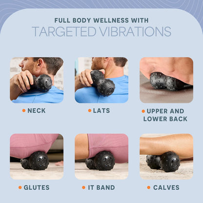 Velocity Vibrating Peanut Massage Ball with 4-Speed Vibration Modes