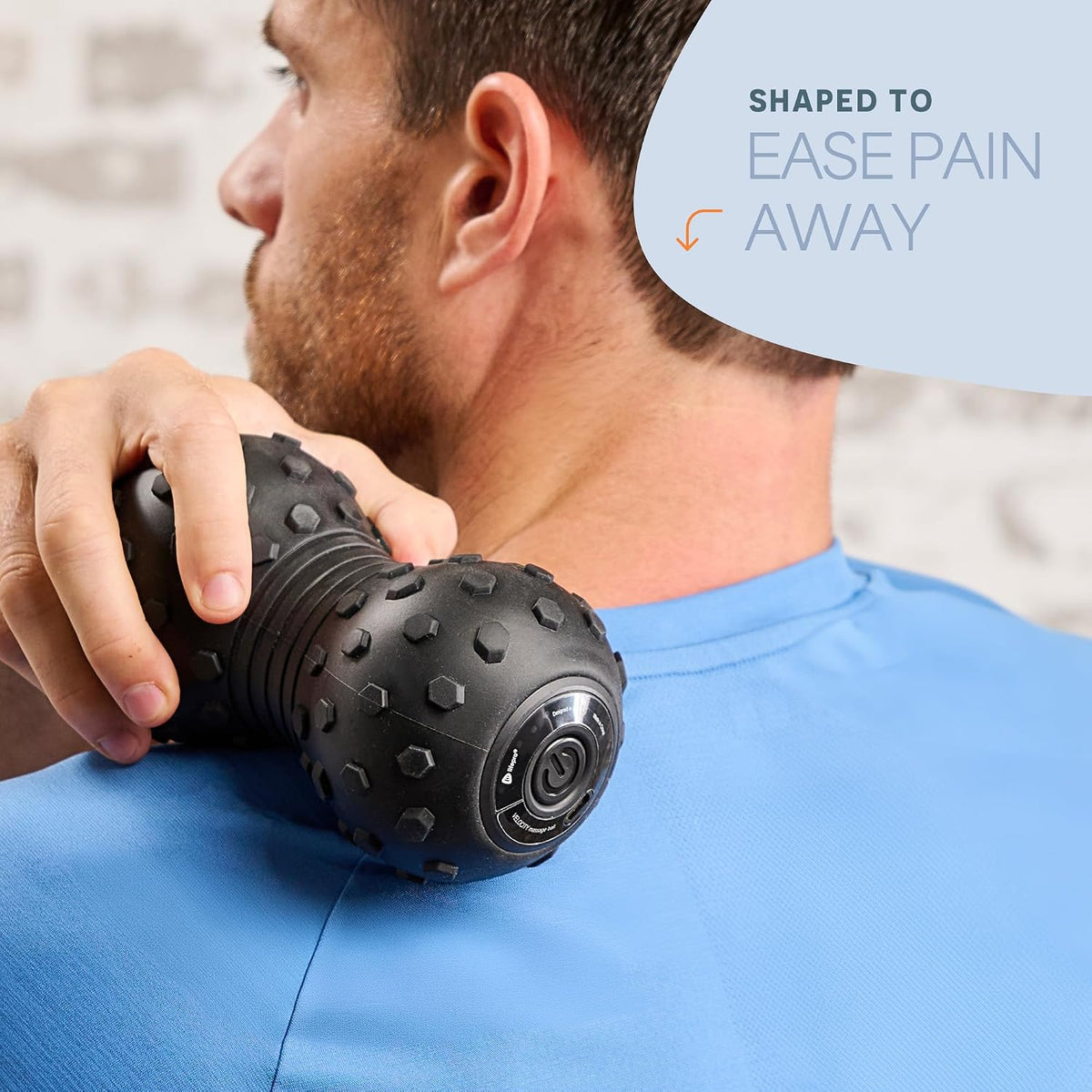 Velocity Vibrating Peanut Massage Ball with 4-Speed Vibration Modes