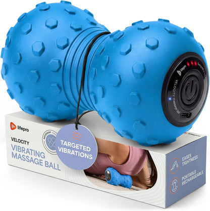 Velocity Vibrating Peanut Massage Ball with 4-Speed Vibration Modes