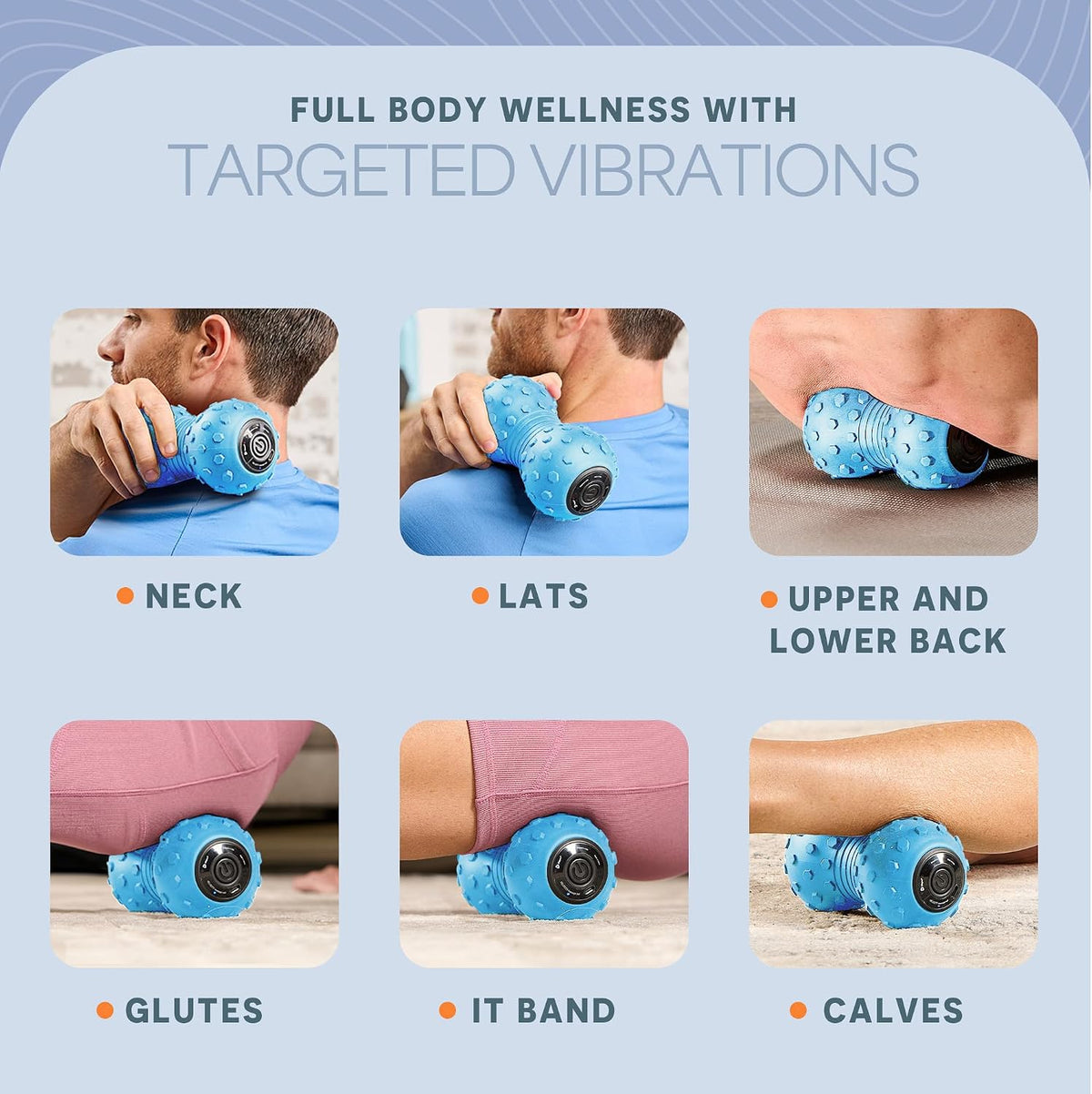 Velocity Vibrating Peanut Massage Ball with 4-Speed Vibration Modes