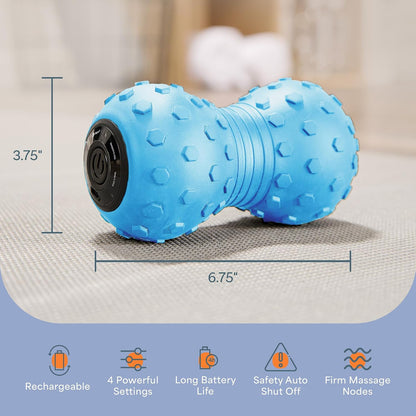 Velocity Vibrating Peanut Massage Ball with 4-Speed Vibration Modes