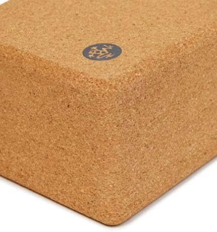 Yoga Block - Fine-Grain Block, Yoga Equipment, Home Gym Accessory, Pilates Tool, Lightweight for Travel, Extra Firm Workout Accessory with Comfortable Edges
