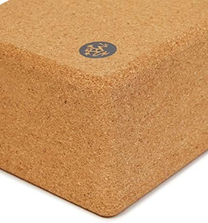 Yoga Block - Fine-Grain Block, Yoga Equipment, Home Gym Accessory, Pilates Tool, Lightweight for Travel, Extra Firm Workout Accessory with Comfortable Edges