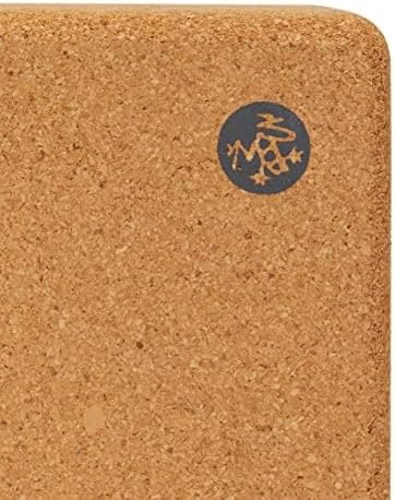 Yoga Block - Fine-Grain Block, Yoga Equipment, Home Gym Accessory, Pilates Tool, Lightweight for Travel, Extra Firm Workout Accessory with Comfortable Edges
