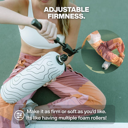 Inflatable Travel Foam Roller for Muscle Recovery and Mobility