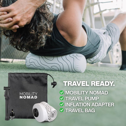 Inflatable Travel Foam Roller for Muscle Recovery and Mobility