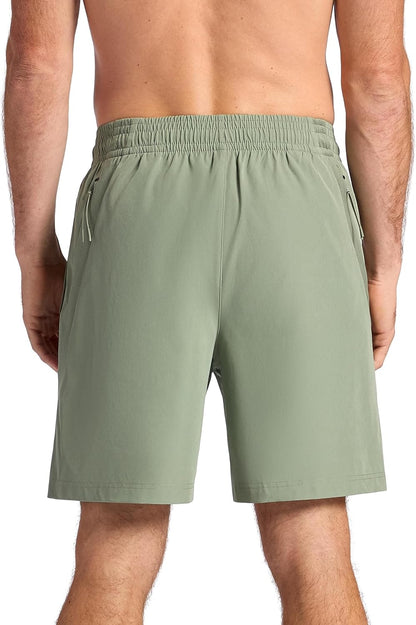 Men's Veda Short, Standard Fit, Stretch Lightweight Material, Moisture-Wicking