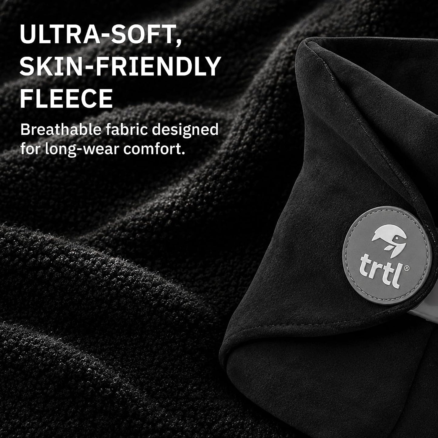 Pillow - Scientifically Proven Neck Support Travel Pillow for Airplanes - Lightweight and Machine Washable - Ergonomic Design for Traveling on Cars and Trains - Black