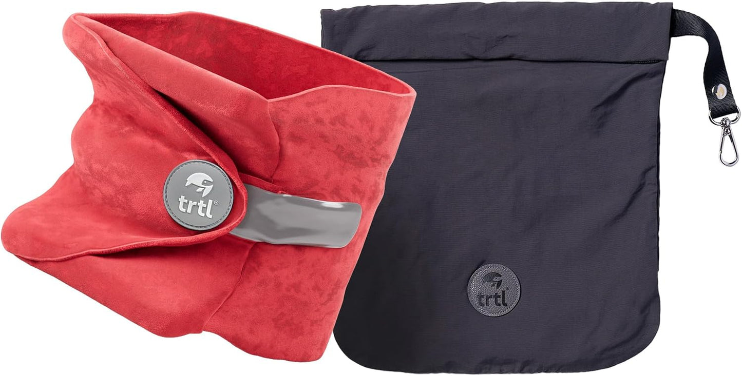 Pillow - Scientifically Proven Neck Support Travel Pillow for Airplanes - Lightweight and Machine Washable - Ergonomic Design for Traveling on Cars and Trains - Black