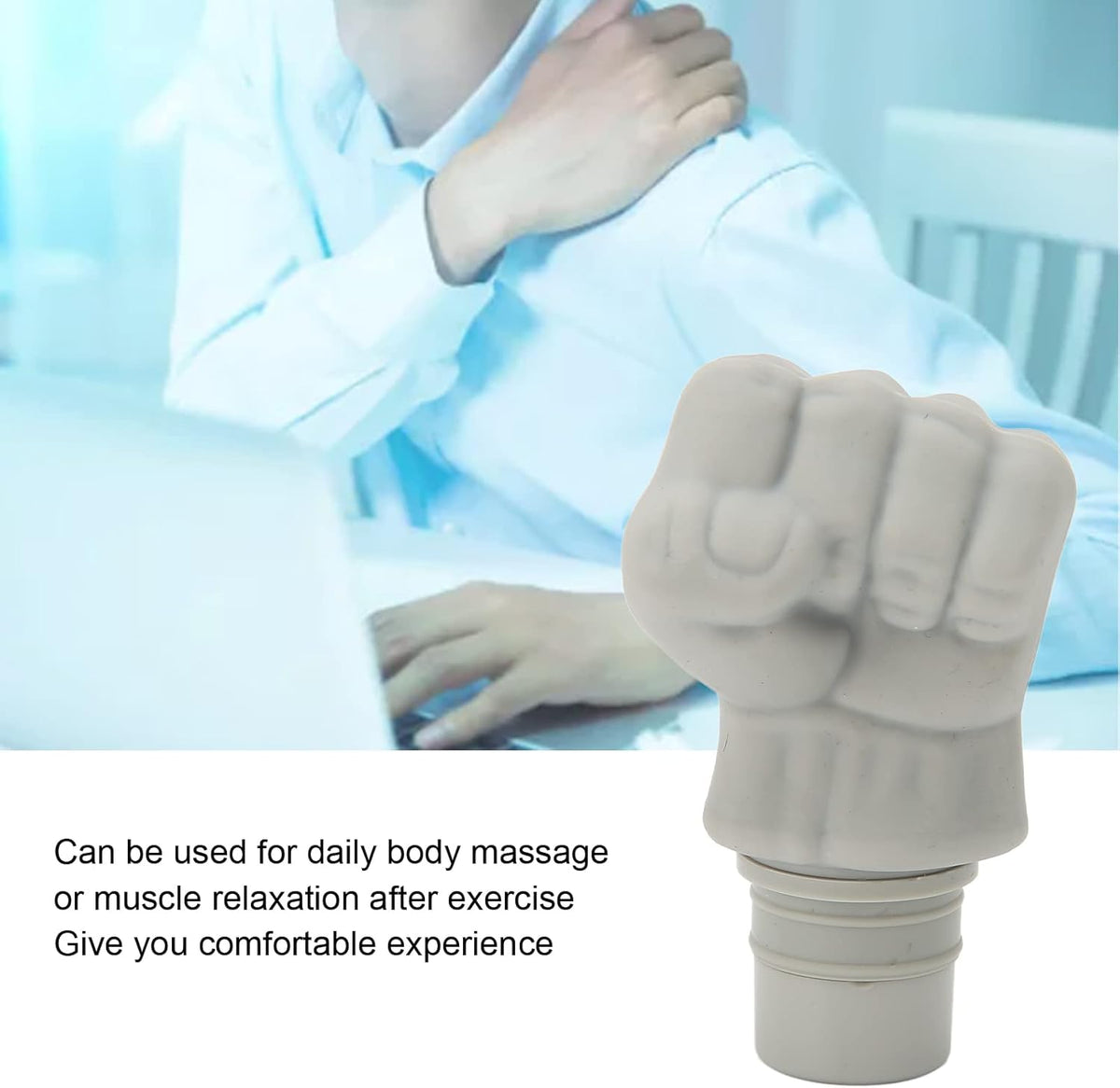 Brrnoo Muscle Massage Gun Head Replacement, Massage Gun Tissue Percussion Massager Handheld Electric Back Massager