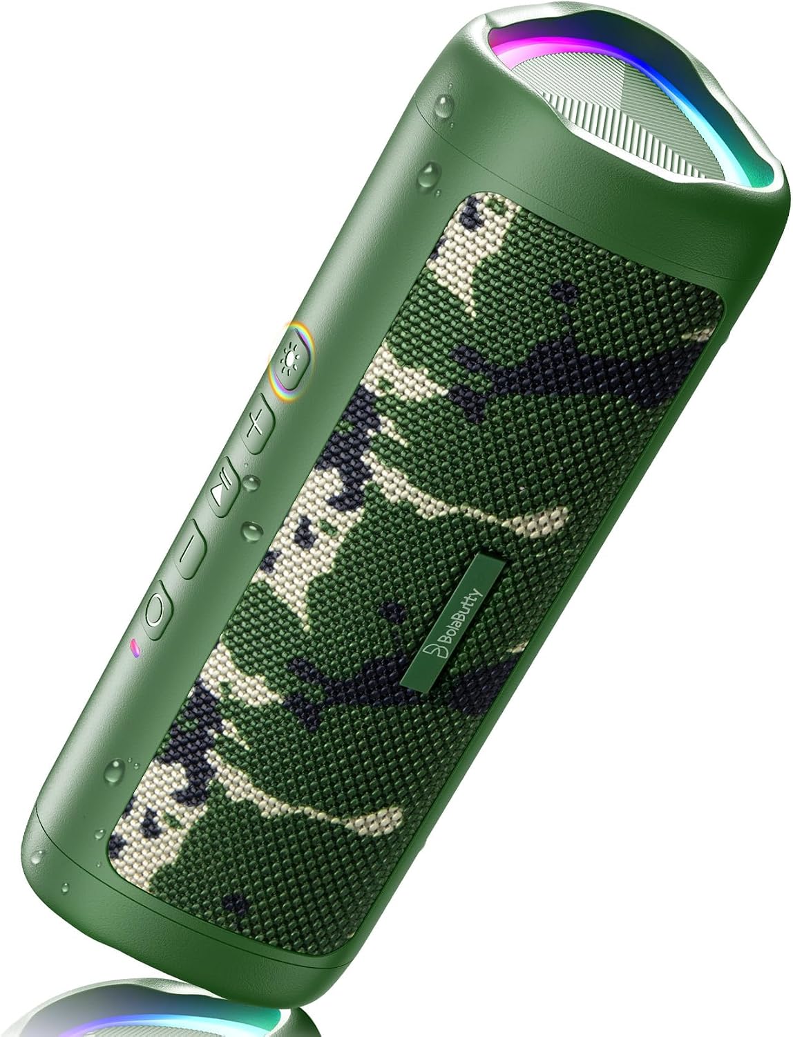 Bluetooth Speaker, 20W HD Sound, Portable Wireless, IPX5 Waterproof, Up to 24H Playtime, TWS Pairing, for Home/Party/Outdoor/Camping/Beach Essentials, Electronic Gadgets, Birthday Gift (Black)
