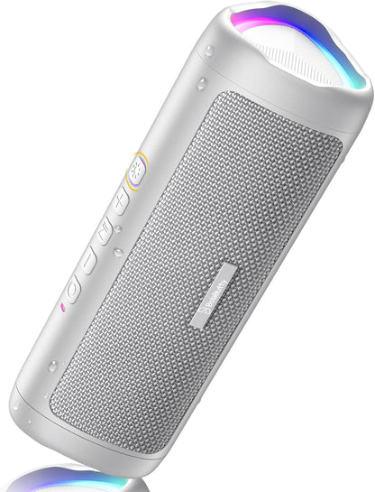 Bluetooth Speaker, 20W HD Sound, Portable Wireless, IPX5 Waterproof, Up to 24H Playtime, TWS Pairing, for Home/Party/Outdoor/Camping/Beach Essentials, Electronic Gadgets, Birthday Gift (Black)