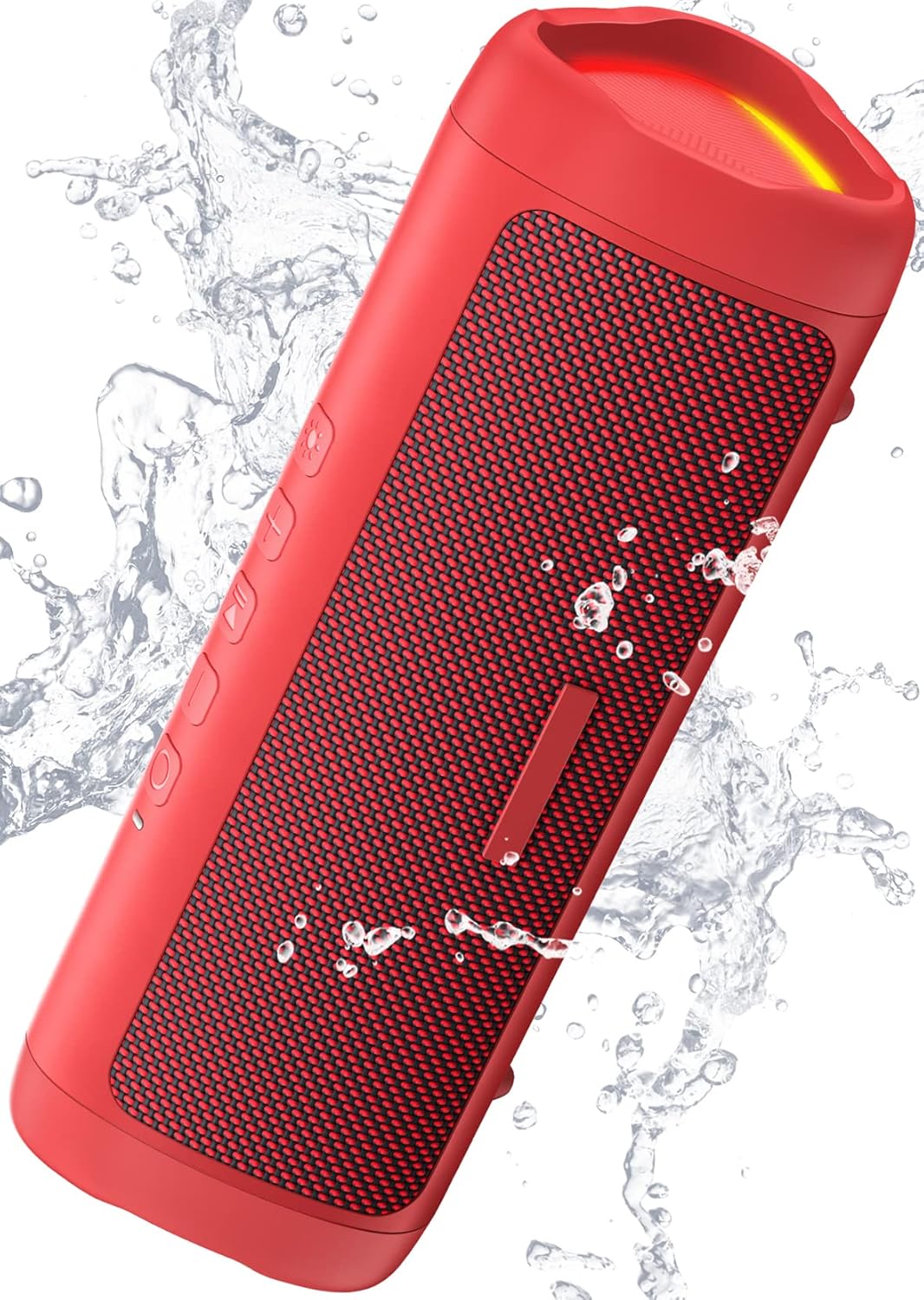 Bluetooth Speaker, 20W HD Sound, Portable Wireless, IPX5 Waterproof, Up to 24H Playtime, TWS Pairing, for Home/Party/Outdoor/Camping/Beach Essentials, Electronic Gadgets, Birthday Gift (Black)