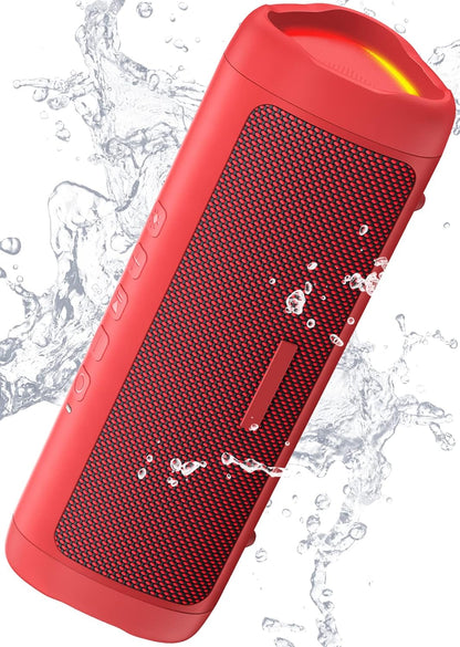 Bluetooth Speaker, 20W HD Sound, Portable Wireless, IPX5 Waterproof, Up to 24H Playtime, TWS Pairing, for Home/Party/Outdoor/Camping/Beach Essentials, Electronic Gadgets, Birthday Gift (Black)