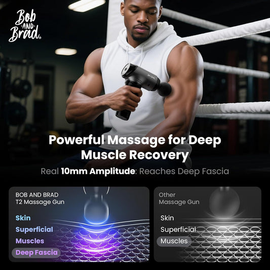 T2 Pro Deep Tissue Massage Gun with Heat & Cold, Percussion