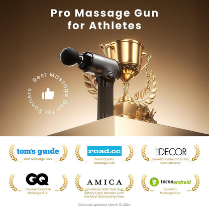 T2 Pro Deep Tissue Massage Gun with Heat & Cold, Percussion