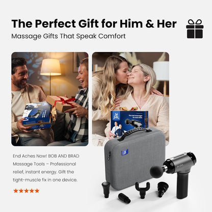 T2 Pro Deep Tissue Massage Gun with Heat & Cold, Percussion