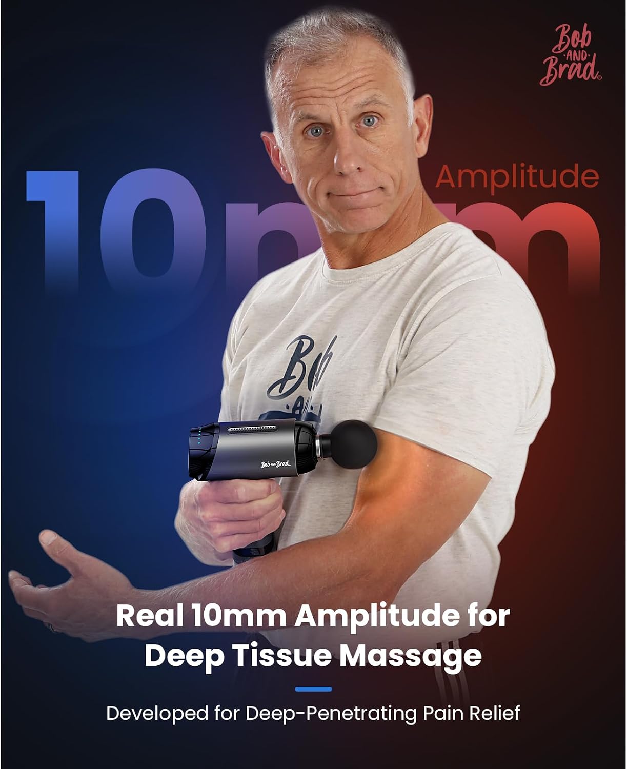 T2 Pro Deep Tissue Massage Gun with Heat & Cold, Percussion