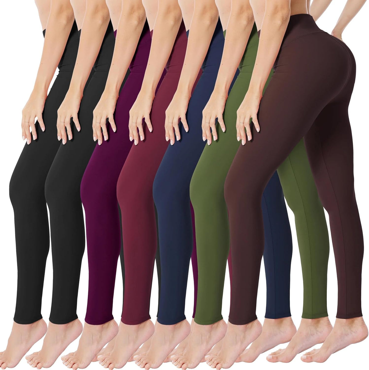 Creamlush High Waisted Leggings for Women Buttery Soft Stretchy Tummy Control Workout Yoga Running Pants(S-3XL)