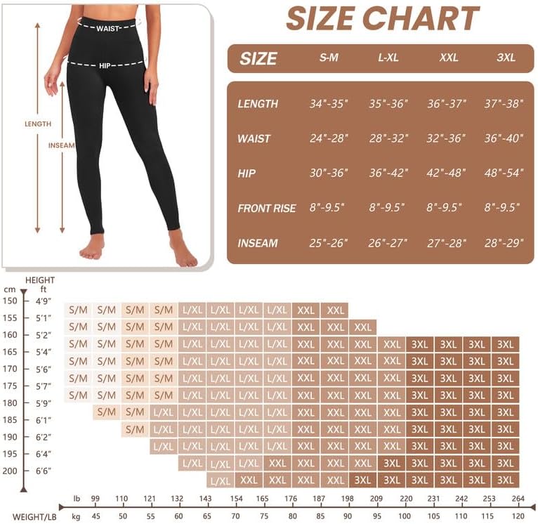 Creamlush High Waisted Leggings for Women Buttery Soft Stretchy Tummy Control Workout Yoga Running Pants(S-3XL)