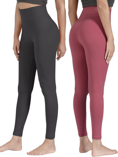 Creamlush High Waisted Leggings for Women Buttery Soft Stretchy Tummy Control Workout Yoga Running Pants(S-3XL)