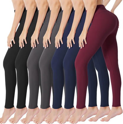 Creamlush High Waisted Leggings for Women Buttery Soft Stretchy Tummy Control Workout Yoga Running Pants(S-3XL)