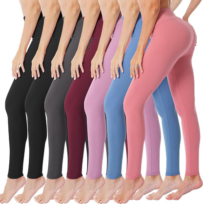 Creamlush High Waisted Leggings for Women Buttery Soft Stretchy Tummy Control Workout Yoga Running Pants(S-3XL)