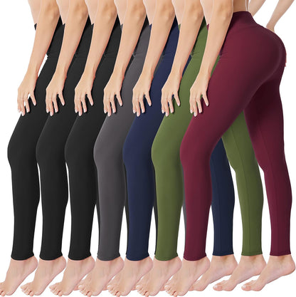 Creamlush High Waisted Leggings for Women Buttery Soft Stretchy Tummy Control Workout Yoga Running Pants(S-3XL)