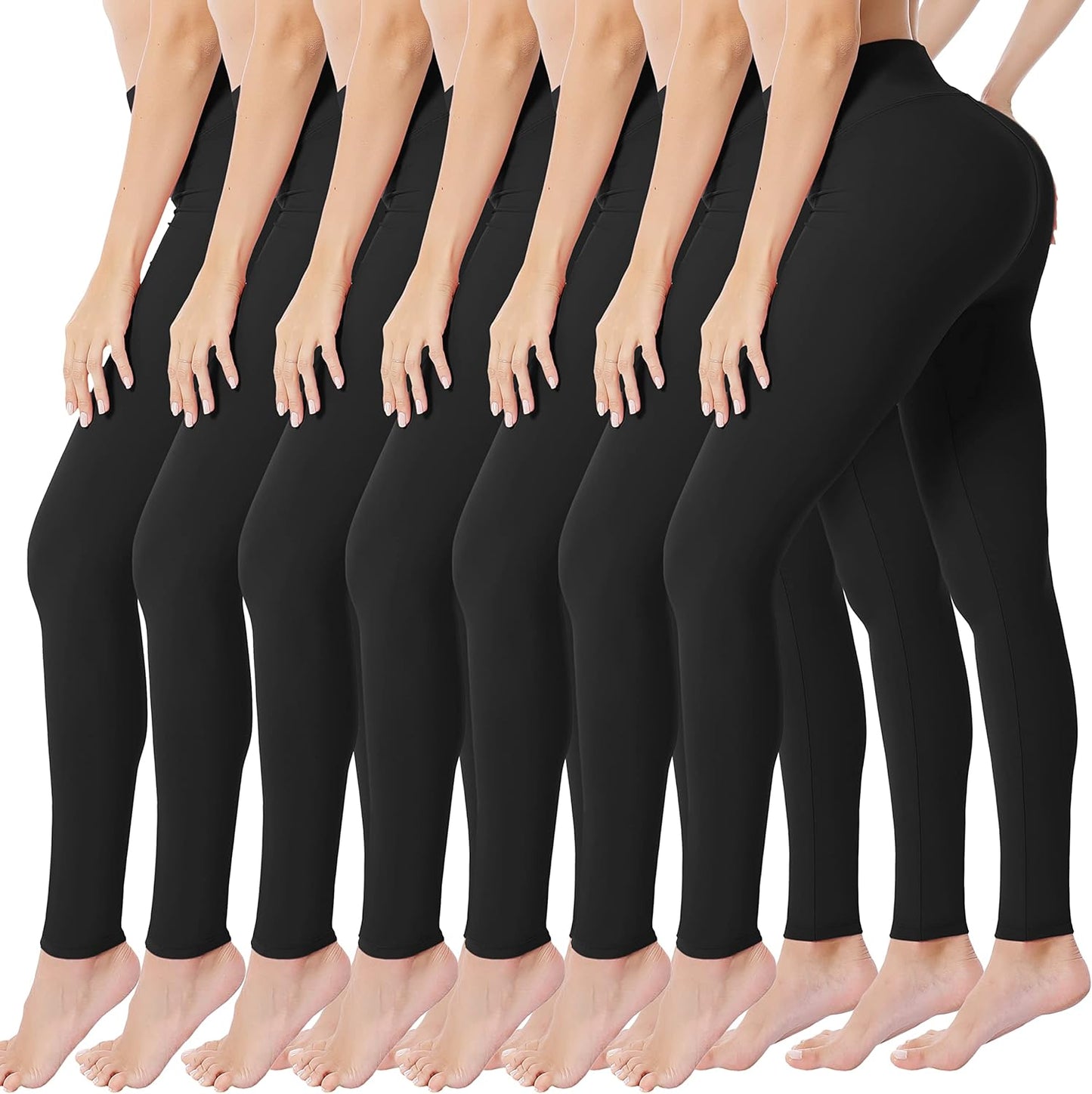 Creamlush High Waisted Leggings for Women Buttery Soft Stretchy Tummy Control Workout Yoga Running Pants(S-3XL)