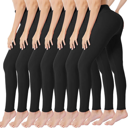 Creamlush High Waisted Leggings for Women Buttery Soft Stretchy Tummy Control Workout Yoga Running Pants(S-3XL)