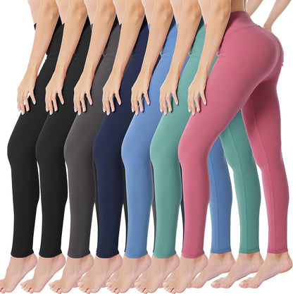 Creamlush High Waisted Leggings for Women Buttery Soft Stretchy Tummy Control Workout Yoga Running Pants(S-3XL)