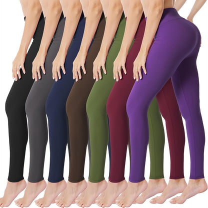 Creamlush High Waisted Leggings for Women Buttery Soft Stretchy Tummy Control Workout Yoga Running Pants(S-3XL)