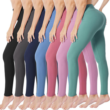 Creamlush High Waisted Leggings for Women Buttery Soft Stretchy Tummy Control Workout Yoga Running Pants(S-3XL)