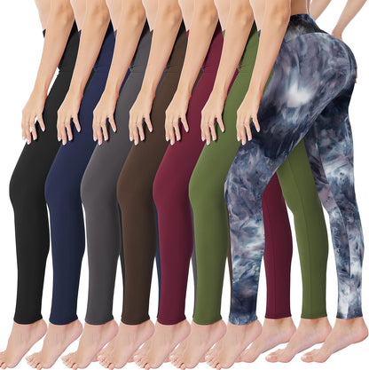 Creamlush High Waisted Leggings for Women Buttery Soft Stretchy Tummy Control Workout Yoga Running Pants(S-3XL)