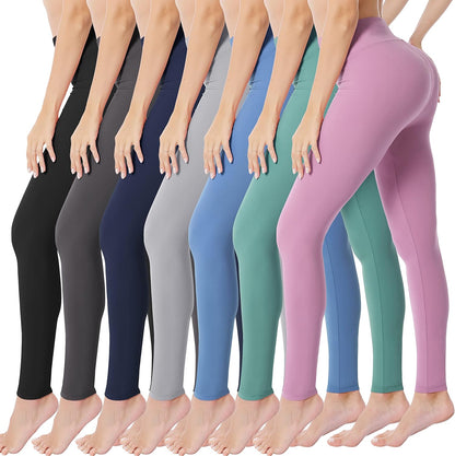Creamlush High Waisted Leggings for Women Buttery Soft Stretchy Tummy Control Workout Yoga Running Pants(S-3XL)