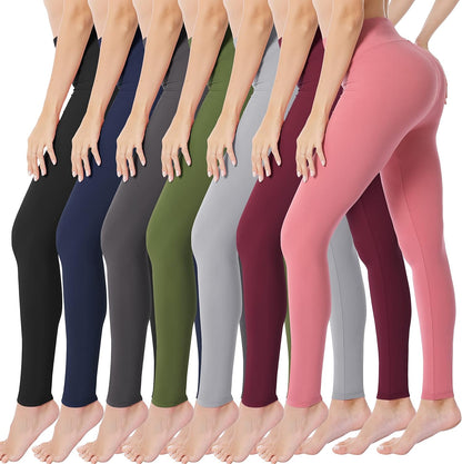 Creamlush High Waisted Leggings for Women Buttery Soft Stretchy Tummy Control Workout Yoga Running Pants(S-3XL)