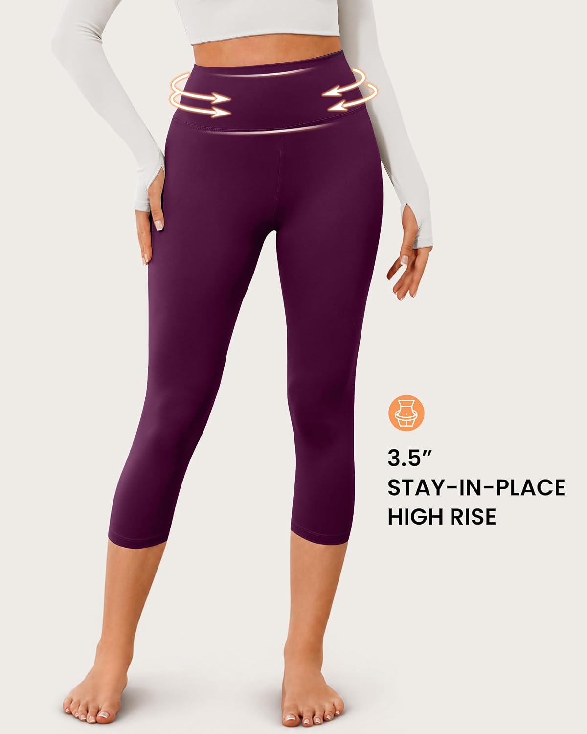Creamlush High Waisted Leggings for Women Buttery Soft Stretchy Tummy Control Workout Yoga Running Pants(S-3XL)