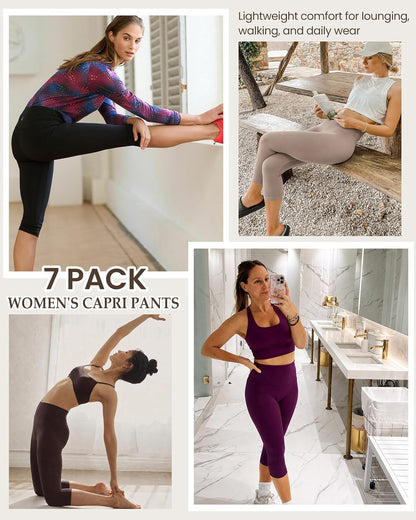 Creamlush High Waisted Leggings for Women Buttery Soft Stretchy Tummy Control Workout Yoga Running Pants(S-3XL)