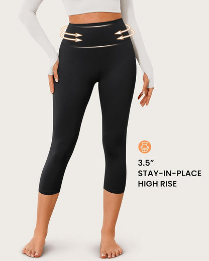 Creamlush High Waisted Leggings for Women Buttery Soft Stretchy Tummy Control Workout Yoga Running Pants(S-3XL)