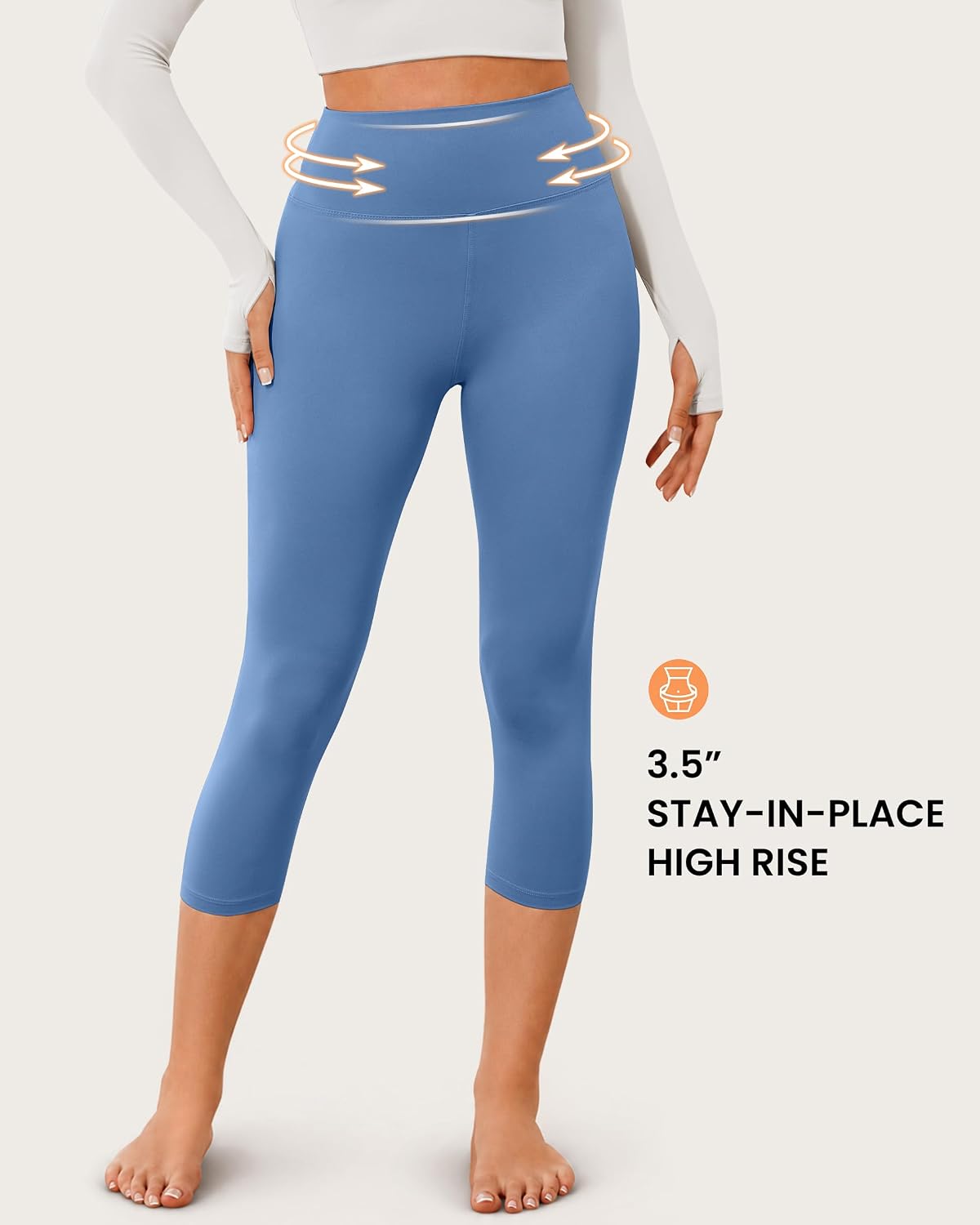 Creamlush High Waisted Leggings for Women Buttery Soft Stretchy Tummy Control Workout Yoga Running Pants(S-3XL)
