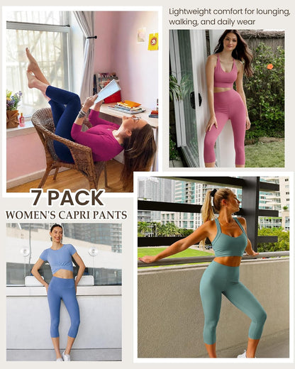 Creamlush High Waisted Leggings for Women Buttery Soft Stretchy Tummy Control Workout Yoga Running Pants(S-3XL)