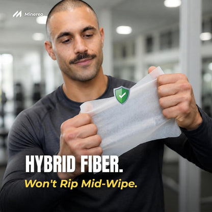 Gym Wipes Refill - Fitness Equipment & Yoga Mat, Lemon 3200 ct | CrossFit, Pilates studio & home gym, treadmill & exercise bike, alcohol-free & bleach-free, fits dispensers & buckets