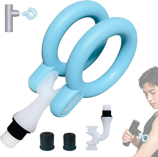Massage Gun Head Attachment for 12-19mm Shaft, Replaceable Silicone Fascia Gun Head, Fitness Accessories for Muscle Relief (GG37mm1.46in)