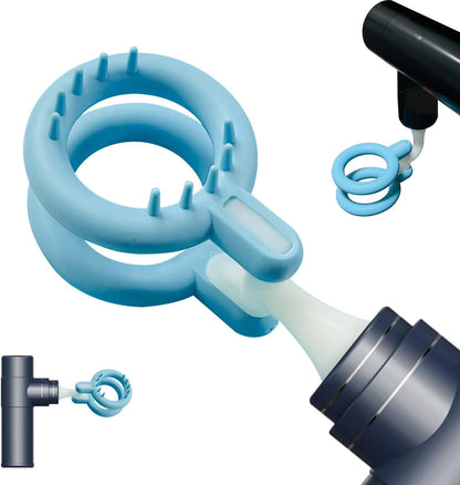 Massage Gun Head Attachment for 12-19mm Shaft, Replaceable Silicone Fascia Gun Head, Fitness Accessories for Muscle Relief (GG37mm1.46in)