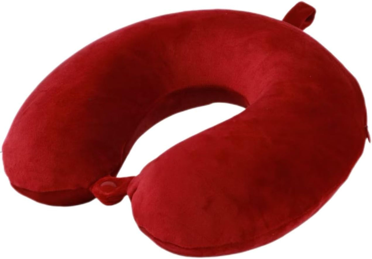 Travel Pillow,100% Pure Memory Foam U Shaped Neck Pillow,Super Lightweight Portable Headrest Great for Airplane, Car,Home,Office,Sleeping Rest (Grey)