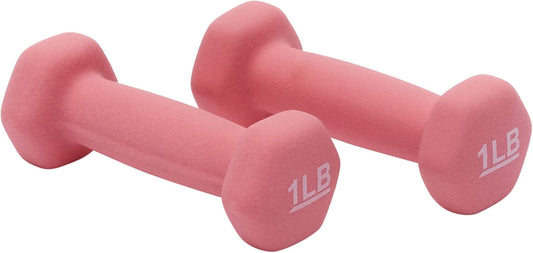 Neoprene Dumbbell Hand Weights for Exercise and Muscle Toning
