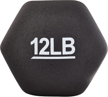 Neoprene Dumbbell Hand Weights for Exercise and Muscle Toning